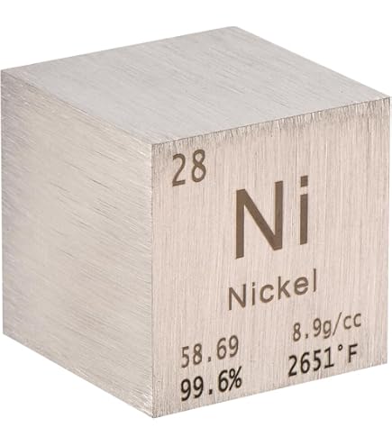 Amazon.com: 8 Pieces Element Cube Set 1” Tungsten Cube Metal
